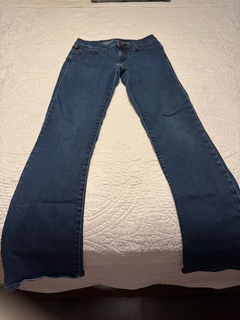 Rock & Republic Dark Blue Wide Leg Jeans